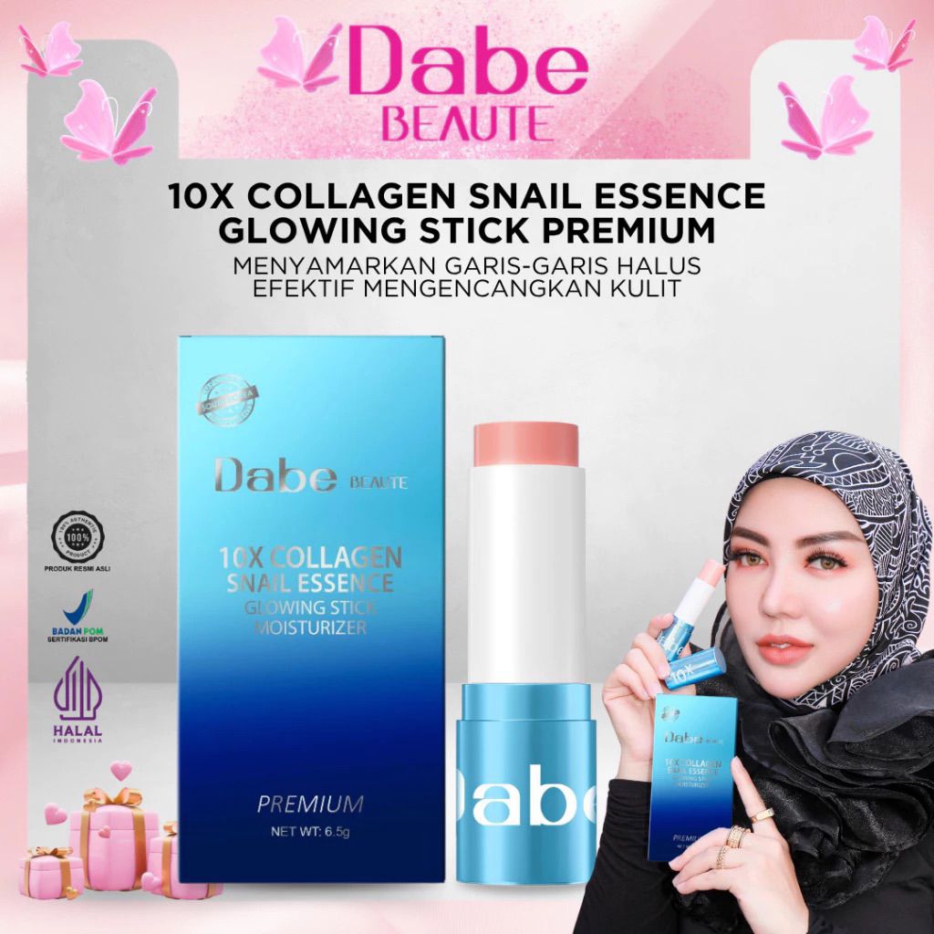 Dabe Beauty Snail Collagen Cream Stick Bella Shofie Moisturizer Anti-Aging