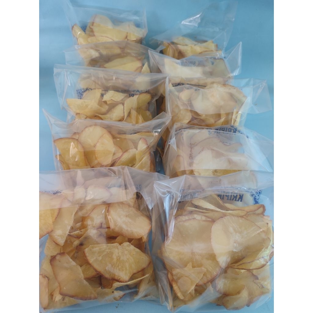 

Keripik Singkong Kuning 1BALL (Isi 10BKS) Khas Manding Sumenep Madura Cemilan/Snack/Makanan Ringan Enak Murah Rasa Bawang Gurih Asin Gurih Renyah