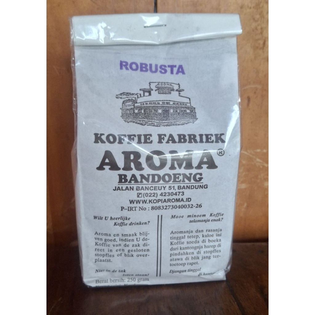 

Kopi Aroma Bandoeng, Varian Robusta, 250 gr