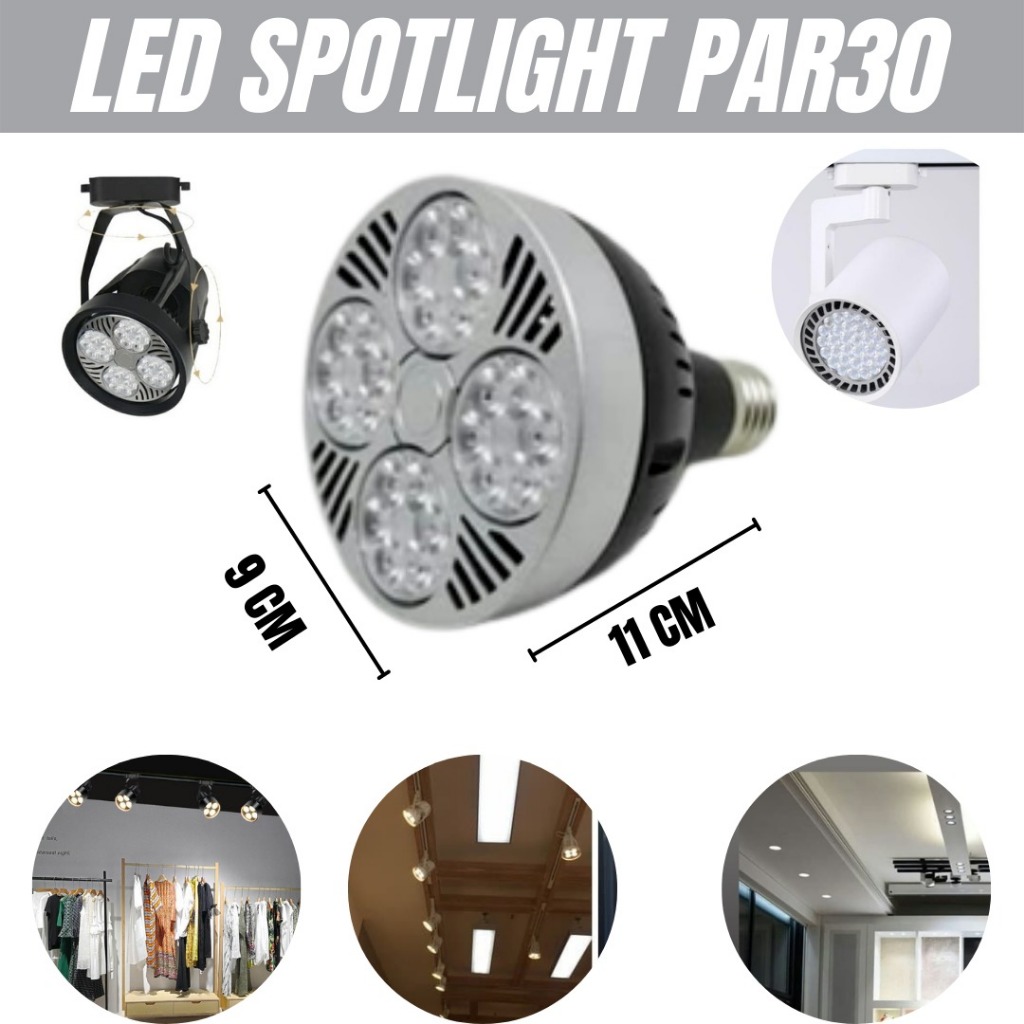 PAR30 LED 35WATT / Lampu PAR Sorot Brilliant 35WATT Warm white // Lampu Sorot Hiasan Ruangan / Lampu