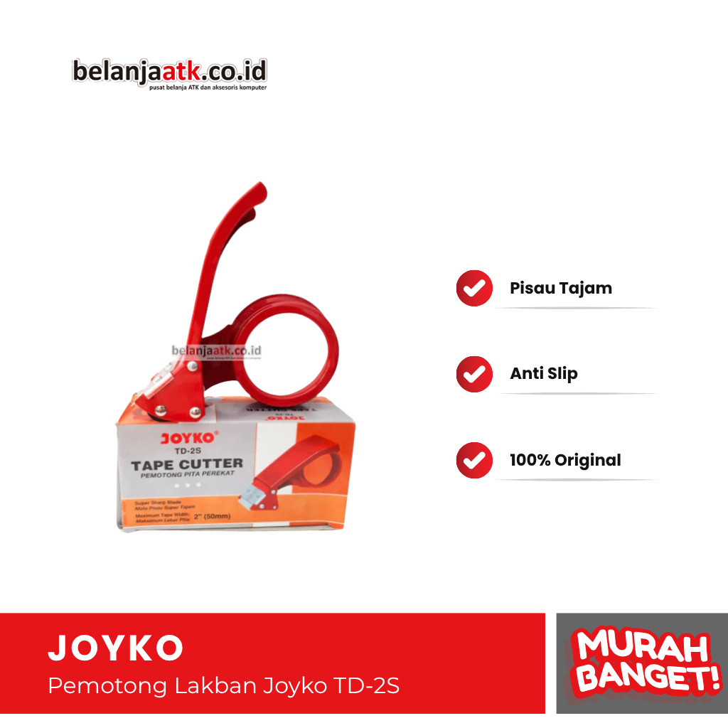 

Tape Dispenser Lakban Joyko TD-2S / Tape Cutter / Pemotong