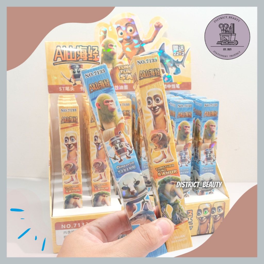 

PULPEN CETEK MISTERI ANOMALI BRAINROT TUNG TUNG SAHUR BLIND BOX PEN MEKANIK MYSTERY ANOMALI PULPEN GEL MEKANIK BLIND BOX PEN LUCU UNIK TERMURAH