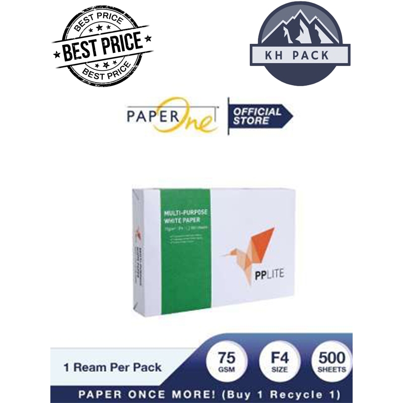 

PP Lite | Kertas HVS 1 Rim | A4 | | F4 | 75 gsm
