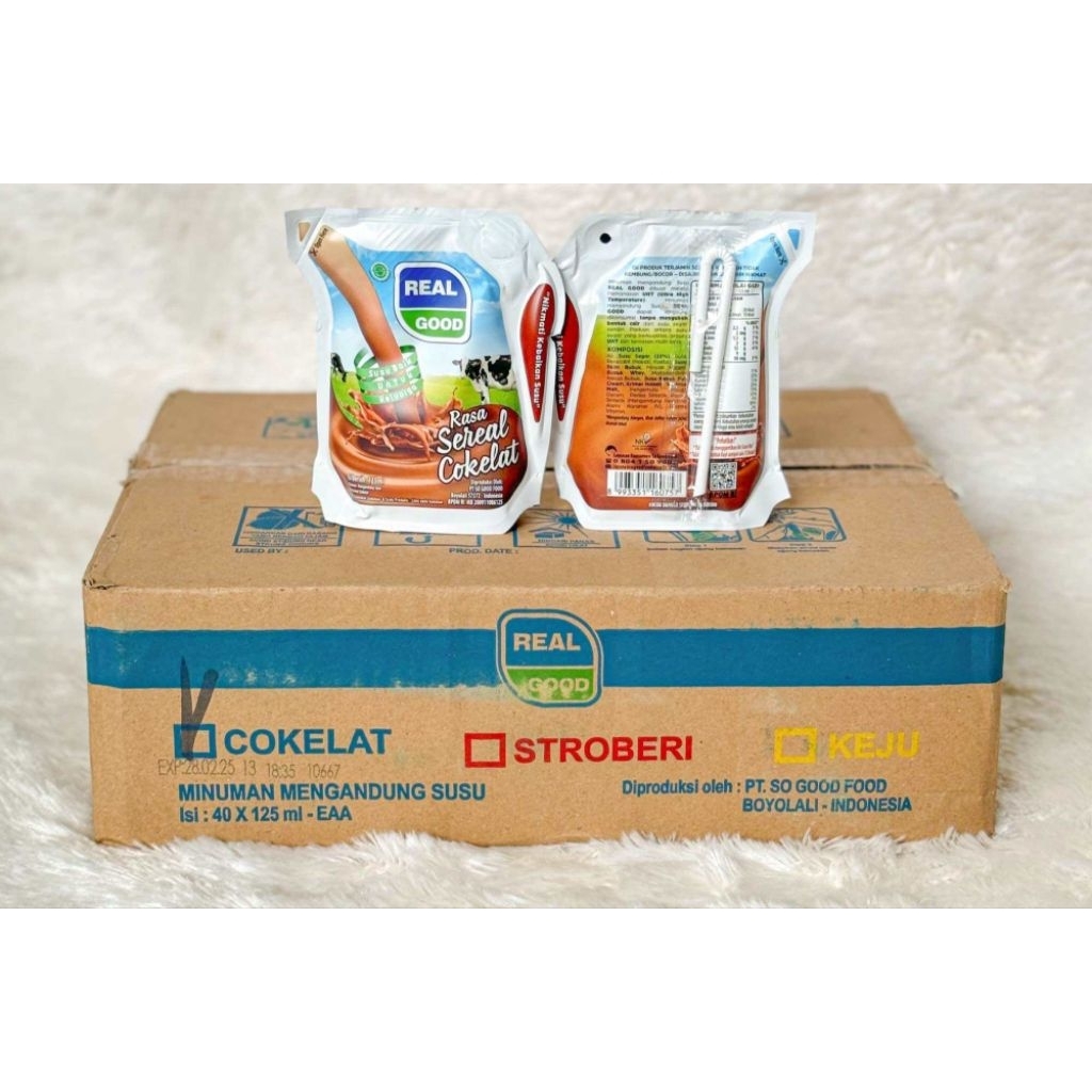 

Real Good Bantal Rasa Coklat 125ml 1Dus