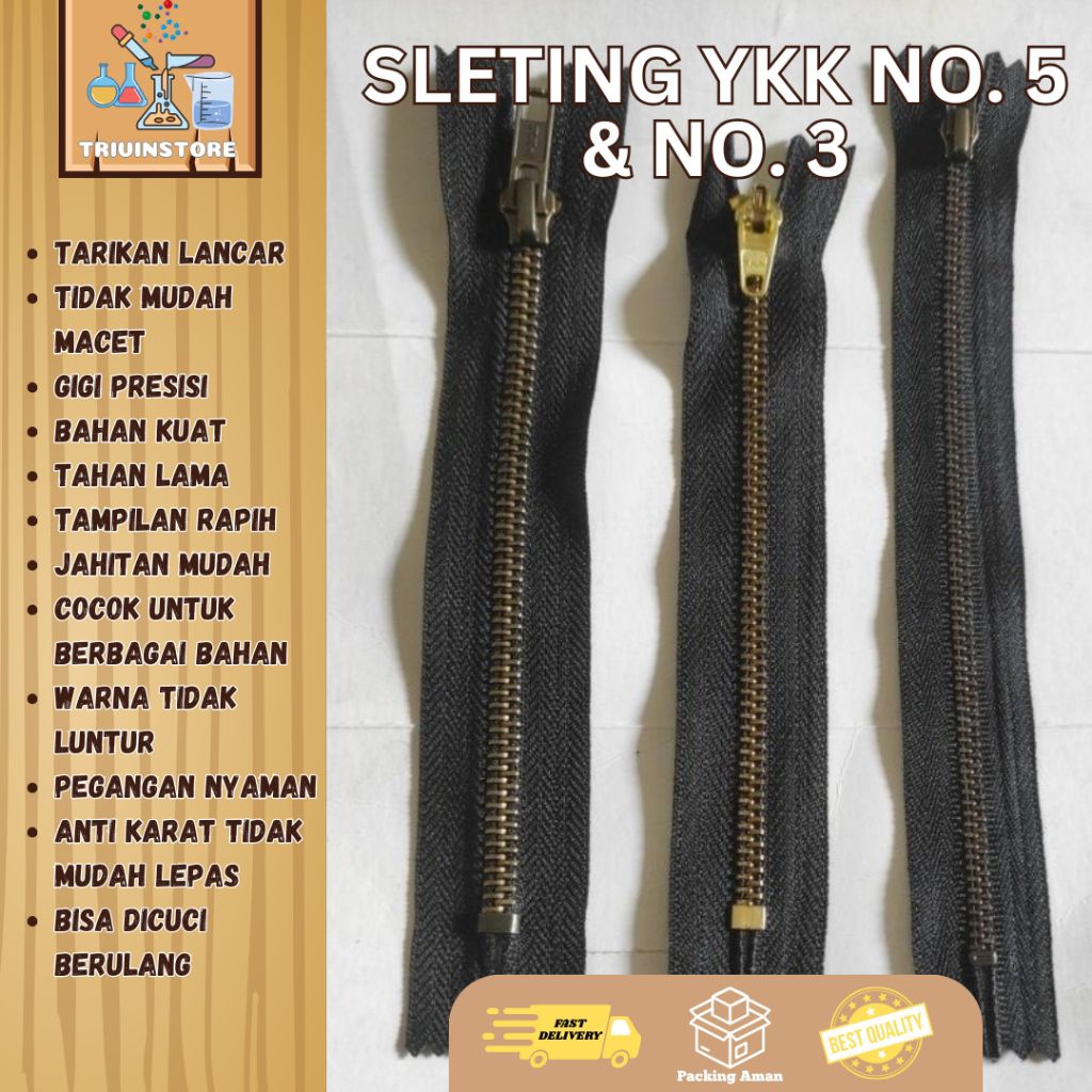 Sleting YKK No 3