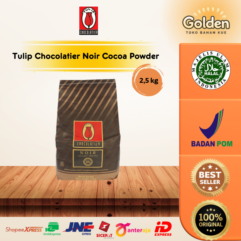 

Tulip Chocolatier Noir Cocoa Powder 2,5 kg