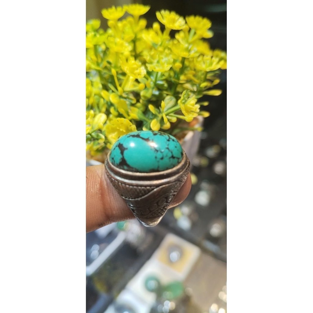 cincin batu pirus xinciang/ cincin pirus hubay