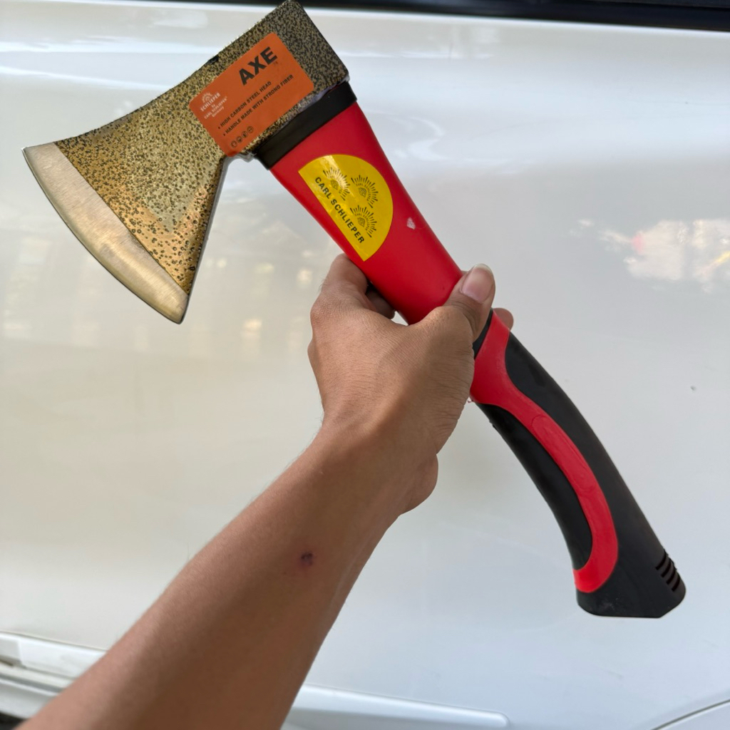 Kapak Carl Schlieper 600 G asli Super Tajam Pemotong Kayu Bambu