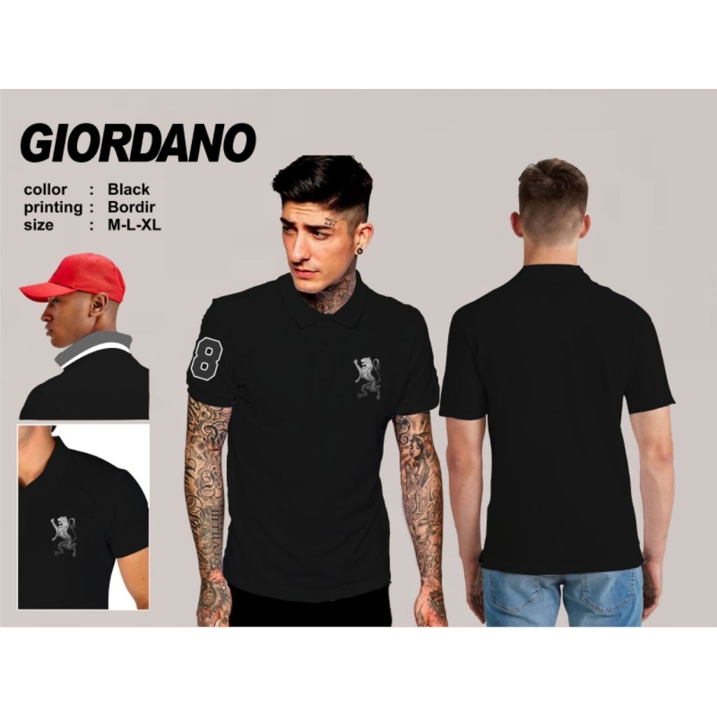 Kaos Polo Pria Giordano Original – Elegan & Nyaman Sehari-hari