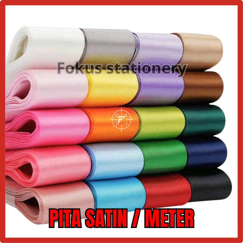 Pita Satin / Pita Satin Meteran / Pita Satin permeter