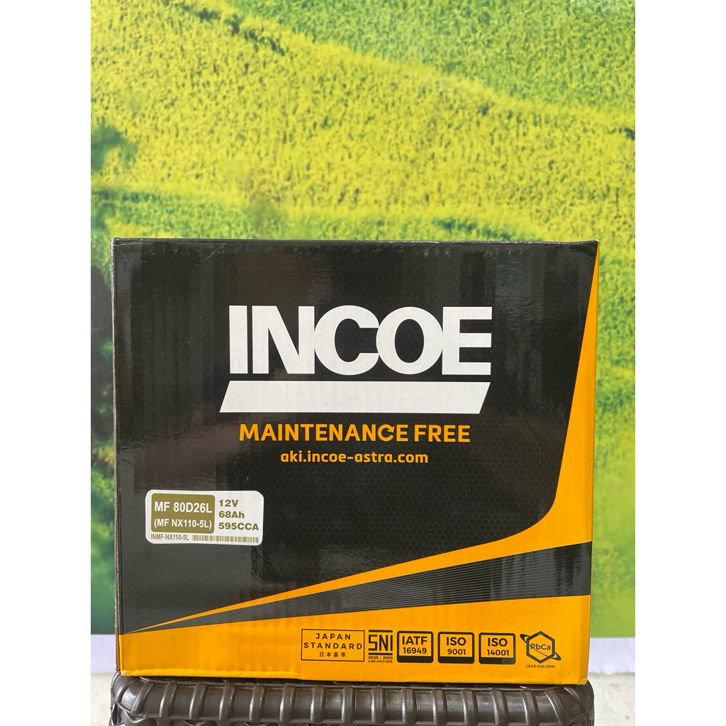 Aki Incoe 80D26L/NX110-5L 68Ah MF
