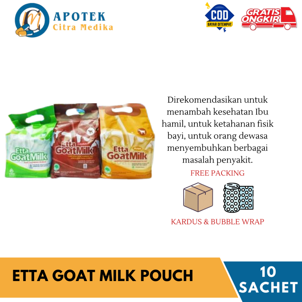 

Etta Goat Milk - Membantu Memelihara Kesehatan Tubuh