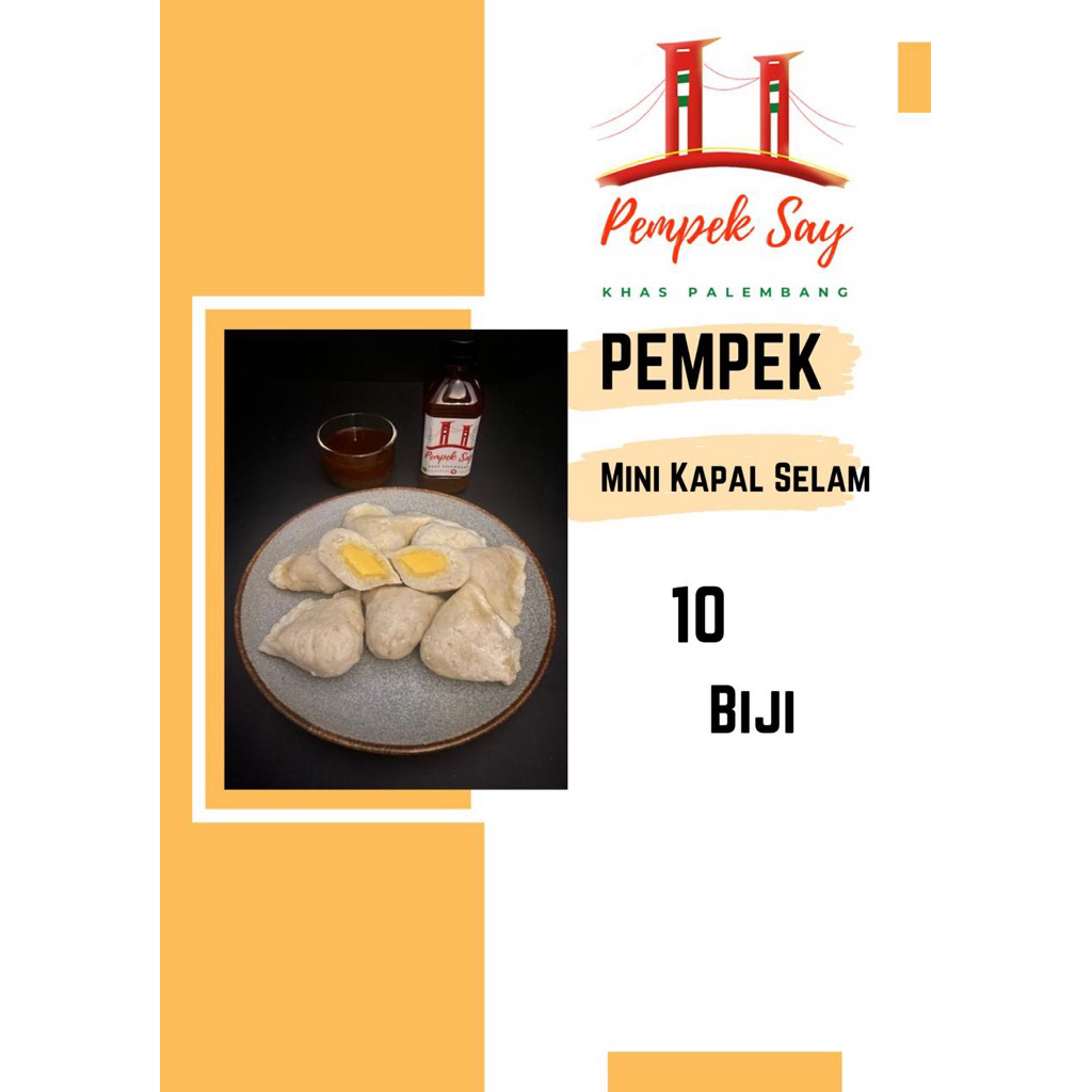 

Pempek Mini Kapal Selam Ikan Tenggiri (Frozen Isi 10 Biji)a an