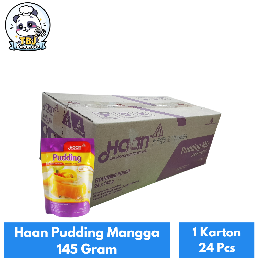 

Haan Pudding Mangga 145 Gram Kemasan 1 Karton Isi 24 Pcs