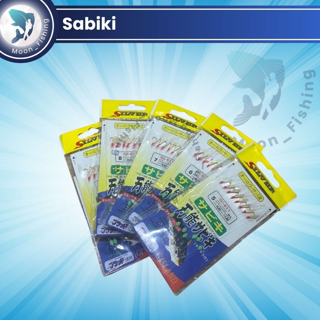 Silver sabiki GI-611 / umpan pancing sabiki