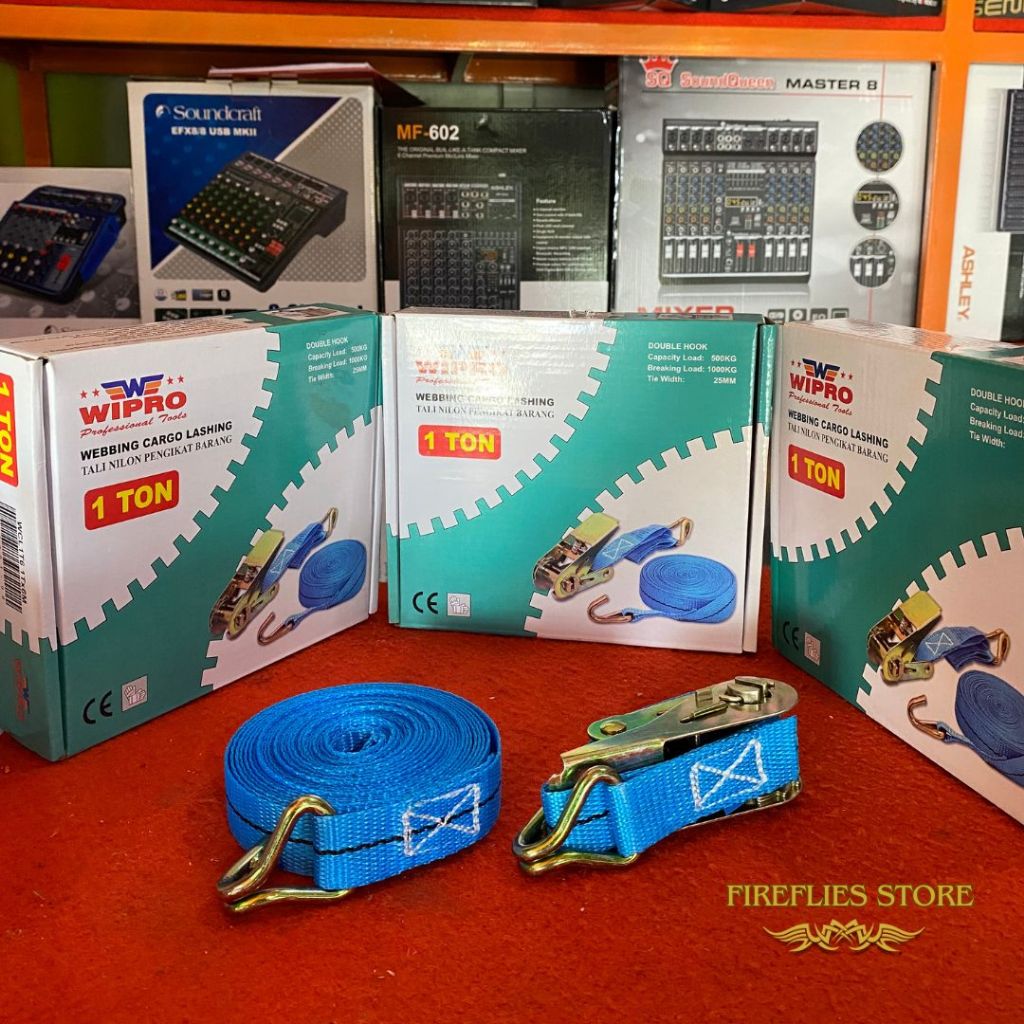 Tali WIPRO 1 Ton 6m Webbing Cargo Track Belt for Trucks - Original Product