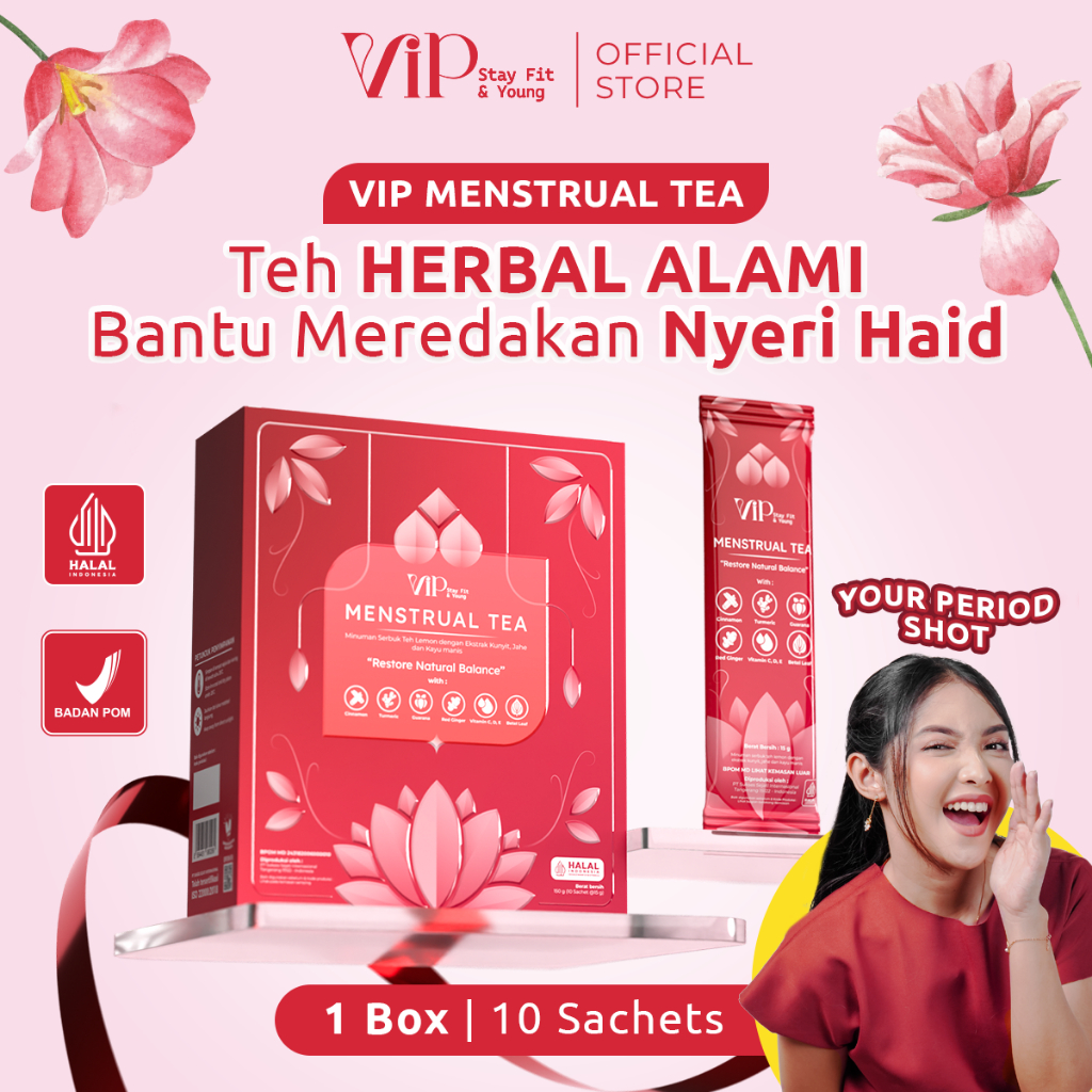 

COCOFLIM X VIP Minuman Herbal melancarkan HAID 1 BOX isi 10 Sachet | Untuk Wanita Nyeri HAID | Menstrual