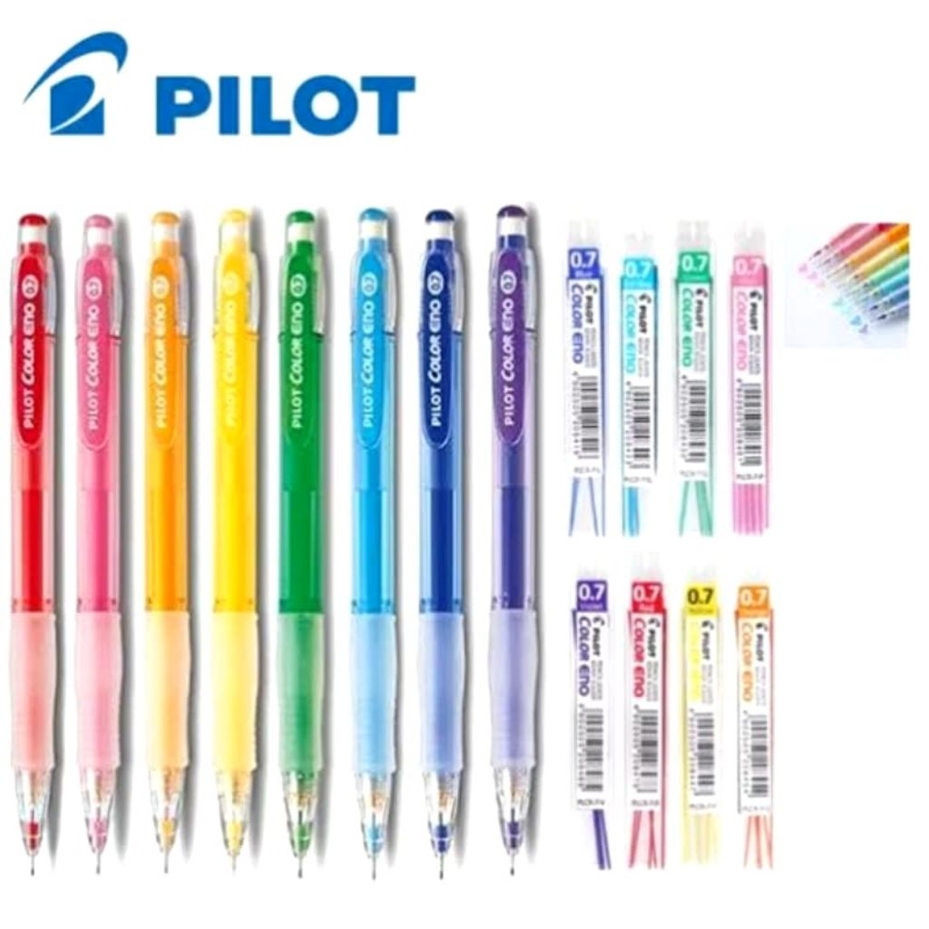 

PILOT ENO 0.7 MECHANICAL PENCIL COLOR LEAD ISI PENSIL MEKANIK WARNA WARNI