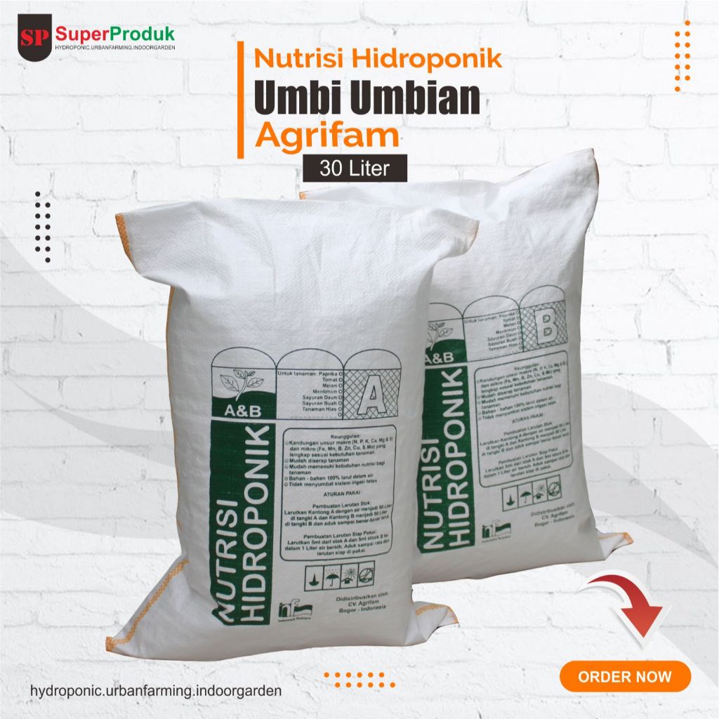 Nutrisi ab mix umbi - ab mix bawang 30 liter - ab mix agrifam