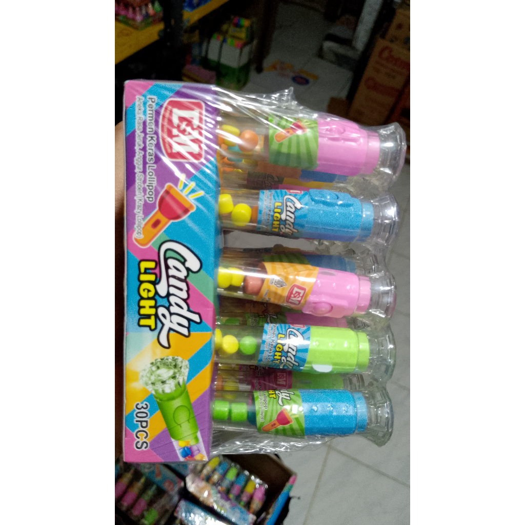 

permen anak warung rasa mints senter nyala 30pcs