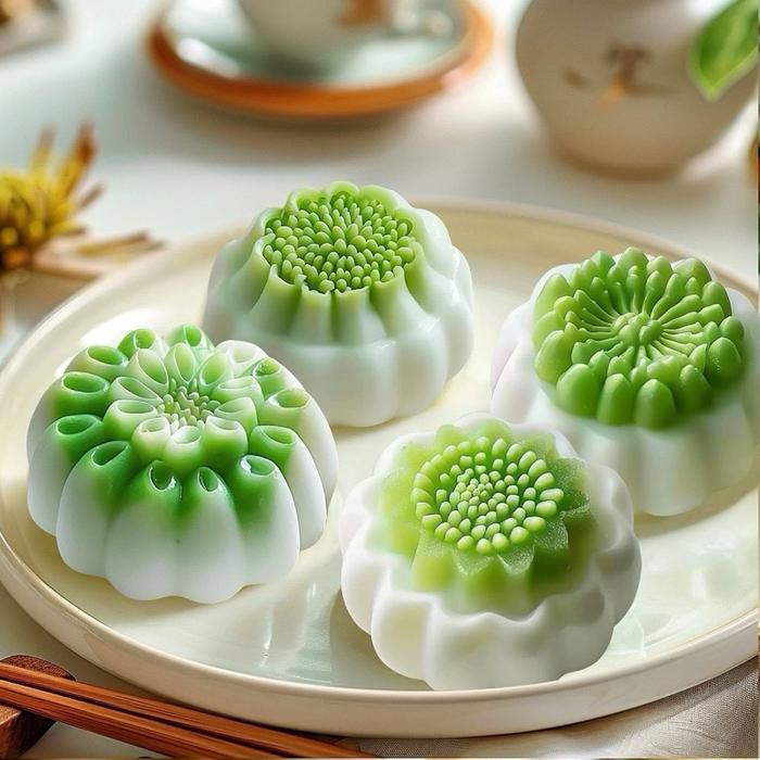Cetakan Silikon 3d Bunga Mooncake Silicone Flower| Fondan| Coklat| Resin
