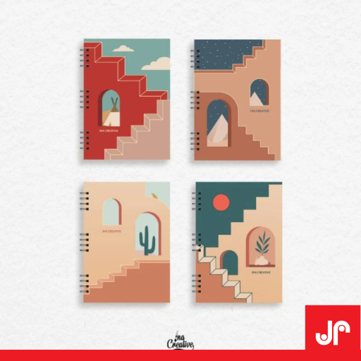 

INA CREATIVE NOTEBOOK SPIRAL HARDCOVER DIE CUT A5/SPIRAL NOTEBOK DIARY BOOK JURNAL BOOK | JOURNAL BOOK A5