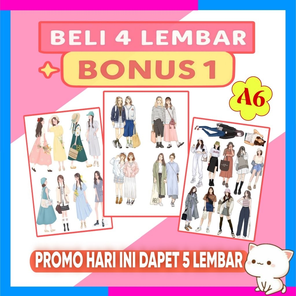 

stiker tumblr / stiker OOTD girls / stiker cewek / stiker aesthetic