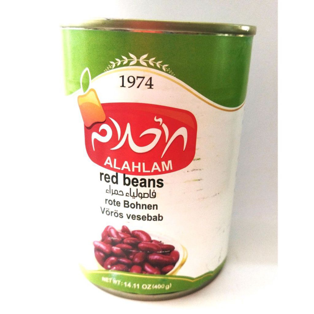 

Alahlam red beans - kacang merah kaleng - kacang merah dalam larutan garam - 400 gram