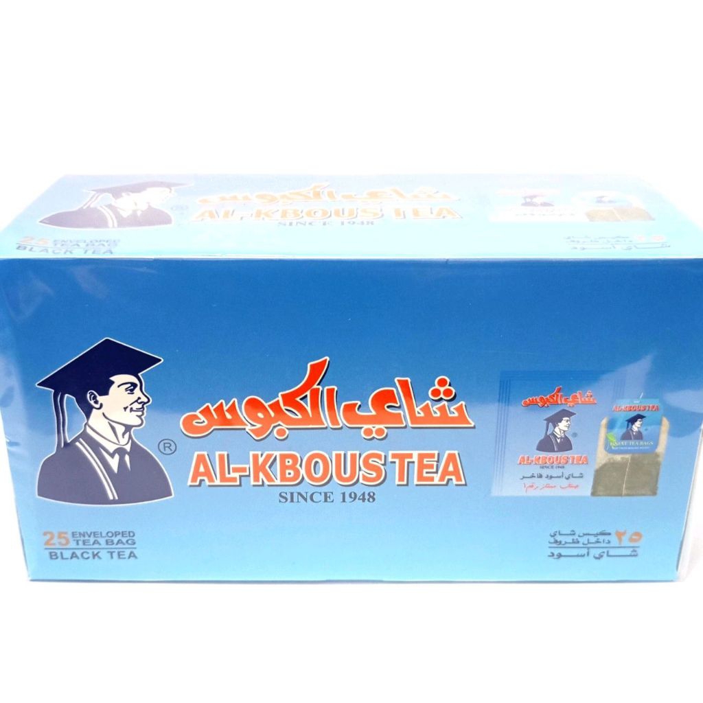 

Al Kbous Black Tea - Syai Kbous - Teh Celup Saudi - 25 Tea Bag