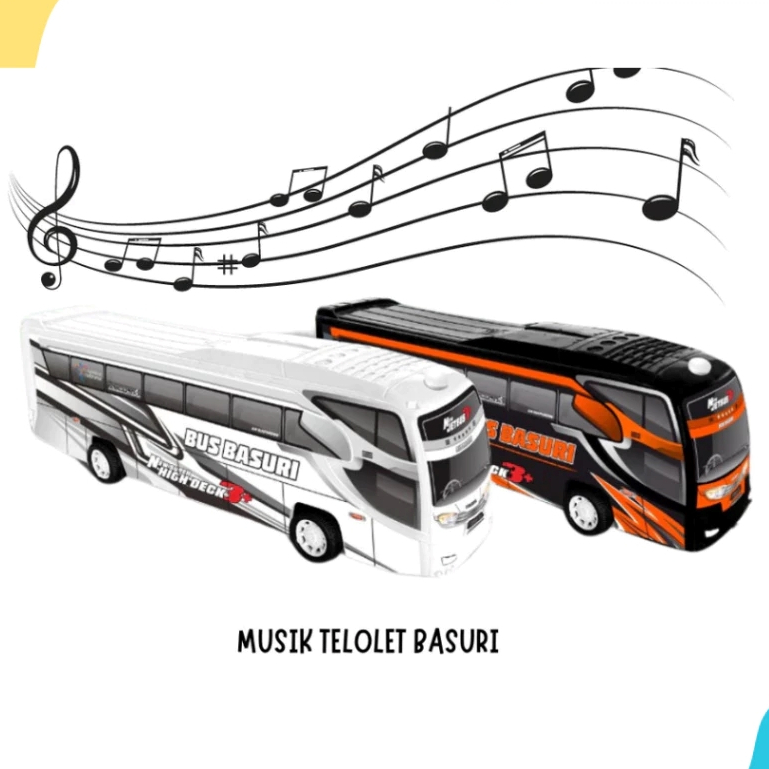 Mainan Anak Bus Basuri Om Telolet Om / Bus Basuri Telolet
