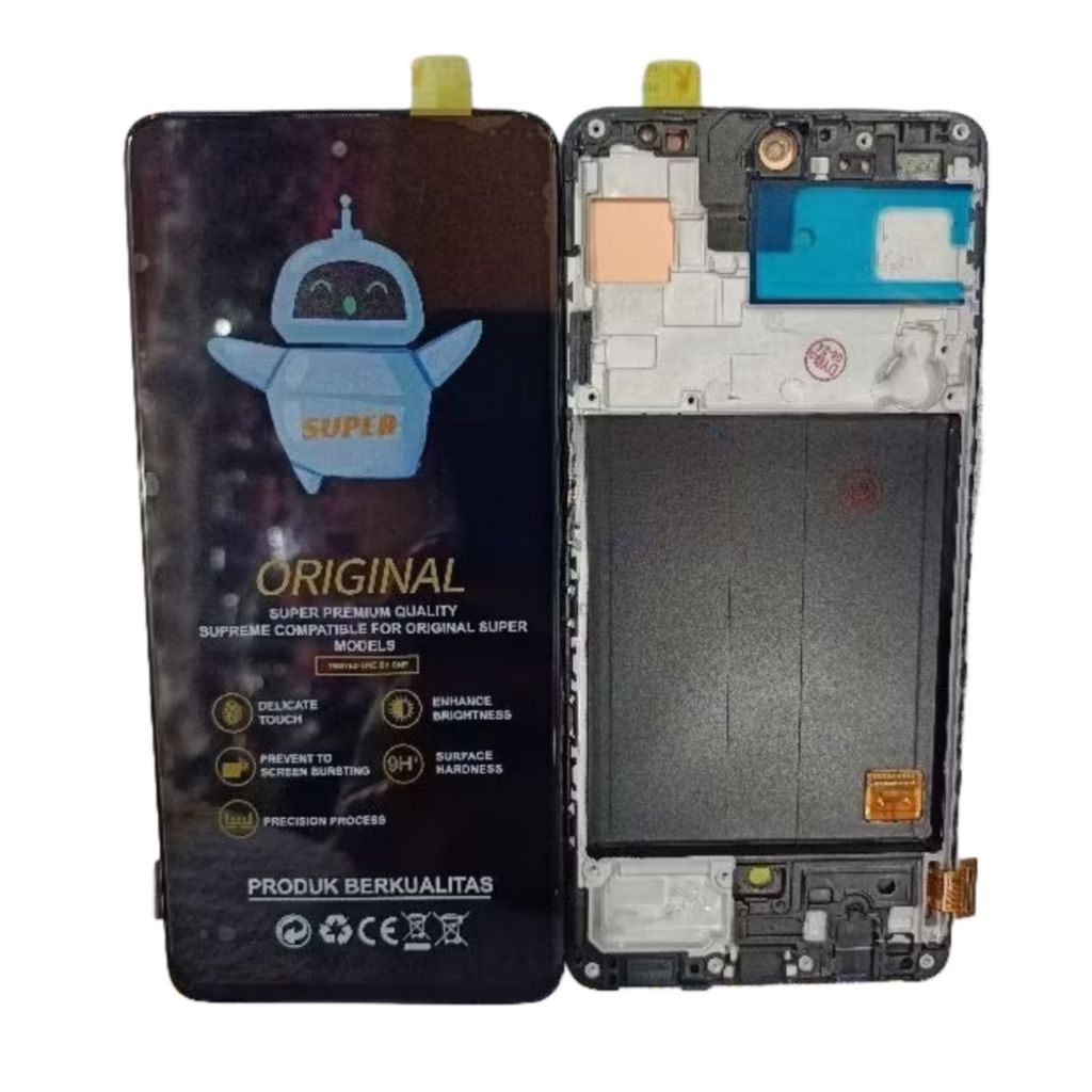 LCD TOUCHSCREEN SAMSUNG A51 / A515F (ORIGINAL FINGER ON) + FRAME