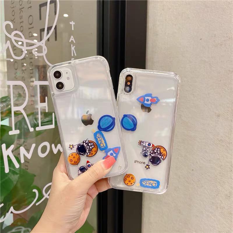 Case Air Casing Glitter manik for Iphone 6 7 8 SE 6+ 7+ 8+ X Xs Xr Max 11 12 Mini 13 Pro 14 FH04