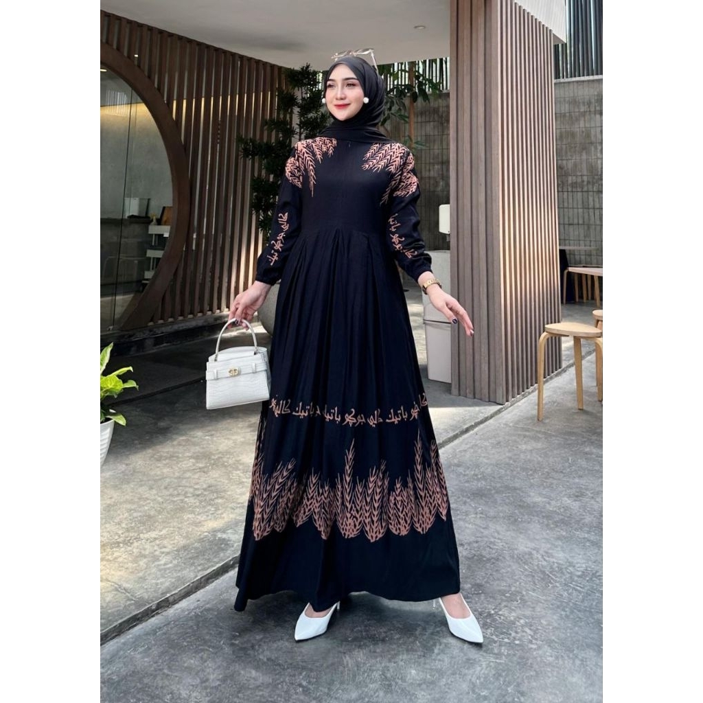 produksi sendiri • gamis twill ory • GAMIS TWILL RAYON • gamis twill pekalongan • gamis twill terbar