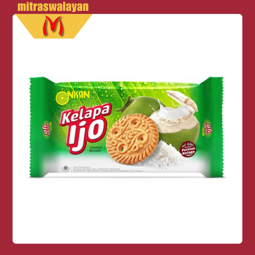 

NISSIN Biscuits Kelapa Ijo Kemasan 280 gr