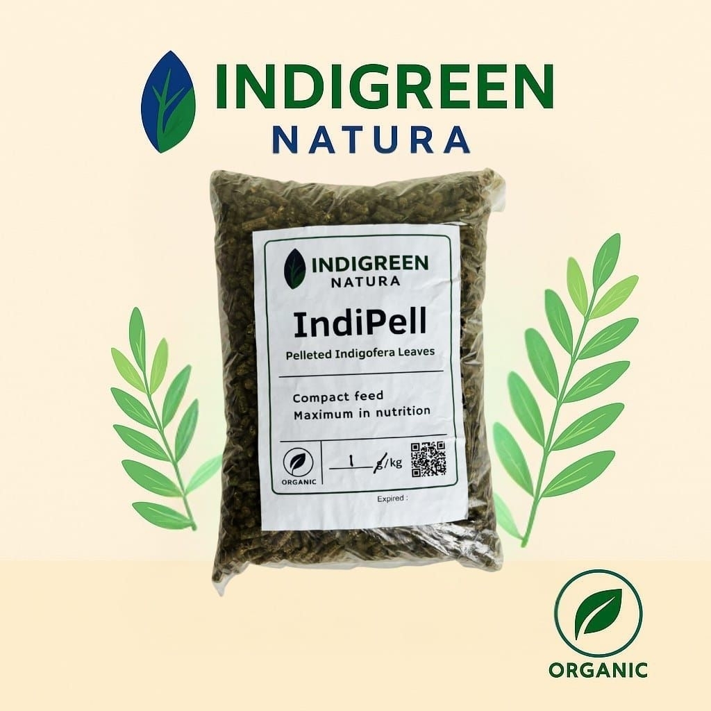 IndiPell Pelet Indigofera Pakan Hewan Ternak Pelet dari Indigofera