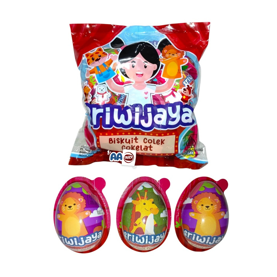 

SRIWIJAYA BISKUIT COLEK COKLAT TELOR PUCH ISI 20