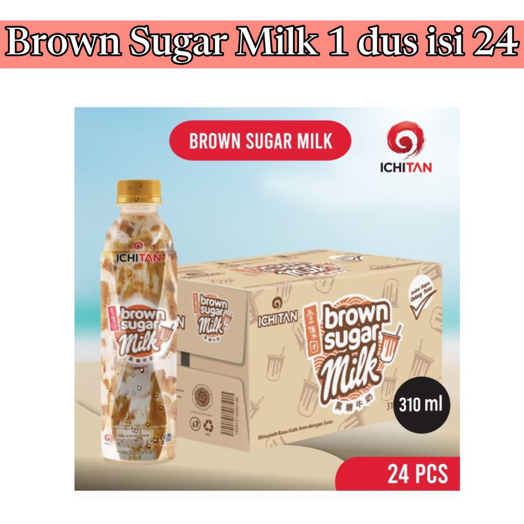 

Ichitan Brown Sugar Milk 1dus isi 24| Brown Sugar Ichitan 1dus