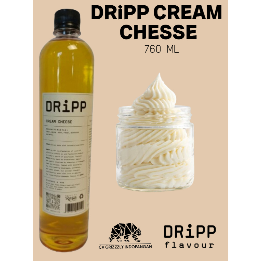 

DRiPP Cream Cheese Flavour Syrup (Sirup Rasa Krim Keju)