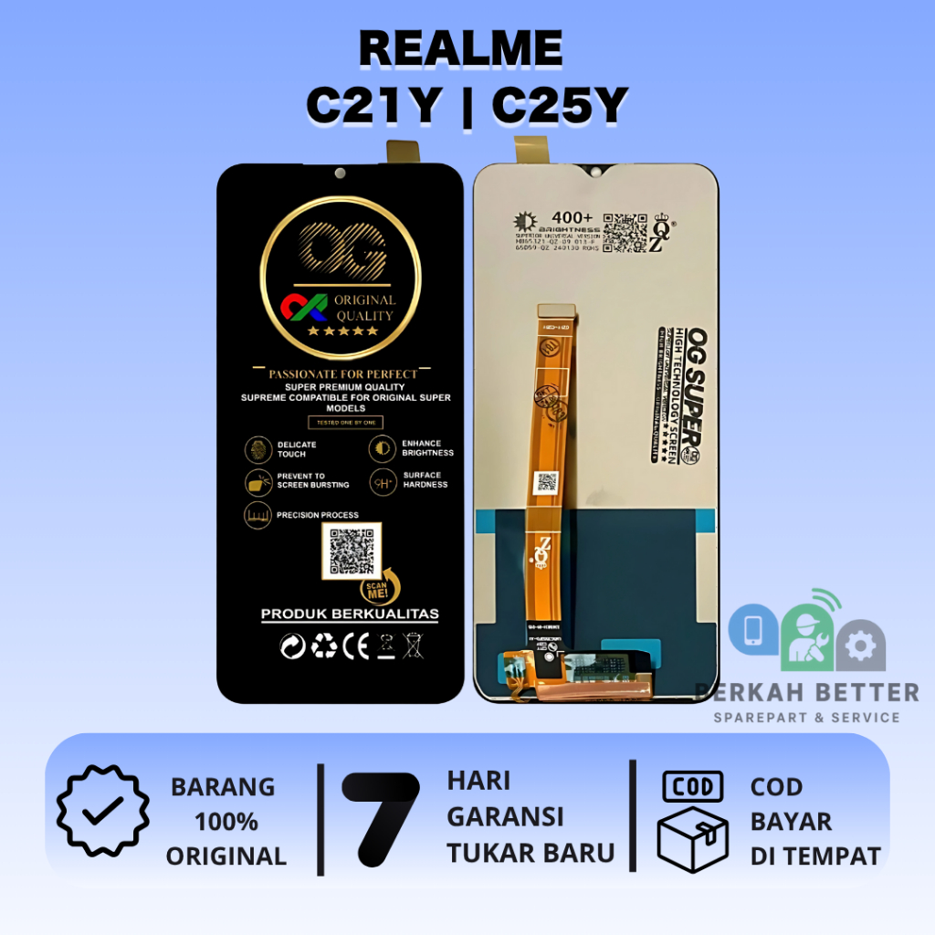 LCD REALME C25Y | REALME C21Y ORIGINAL TOUCHSCREEN