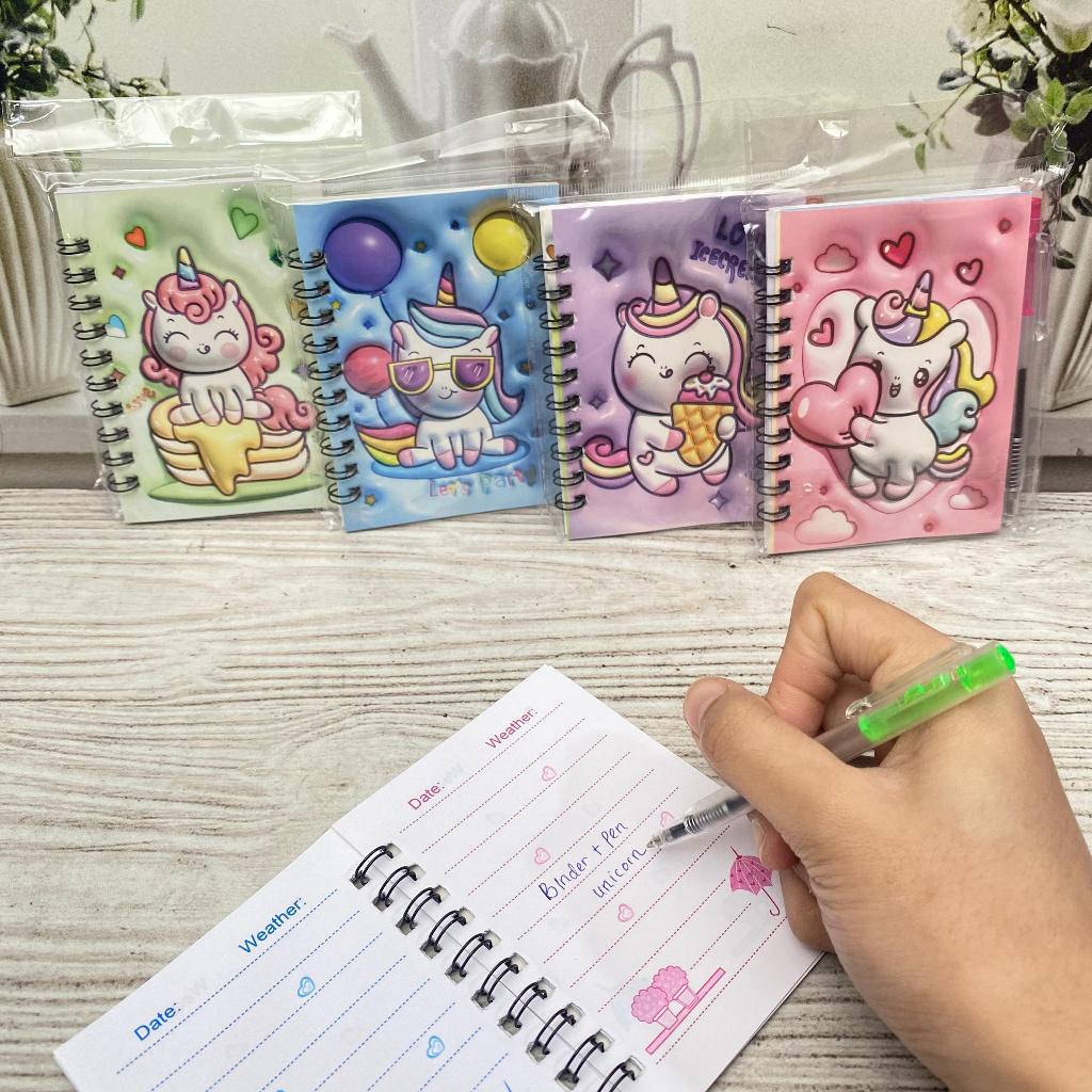 

BUKU SPIRAL A7 UNICORN DAPAT 1 PULPEN BUKU TULIS KEBUTUHAN ANAK SEOLAH BUKU LUCU IMUT IMPORT TERMURA NOTEBOOK