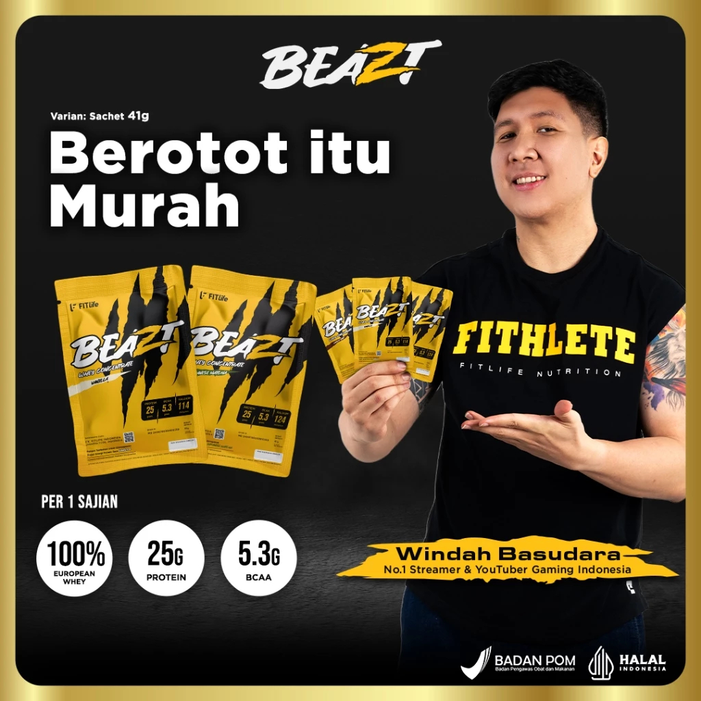 Fitlife Beazt sachetan whey concentrate wpro upgrade