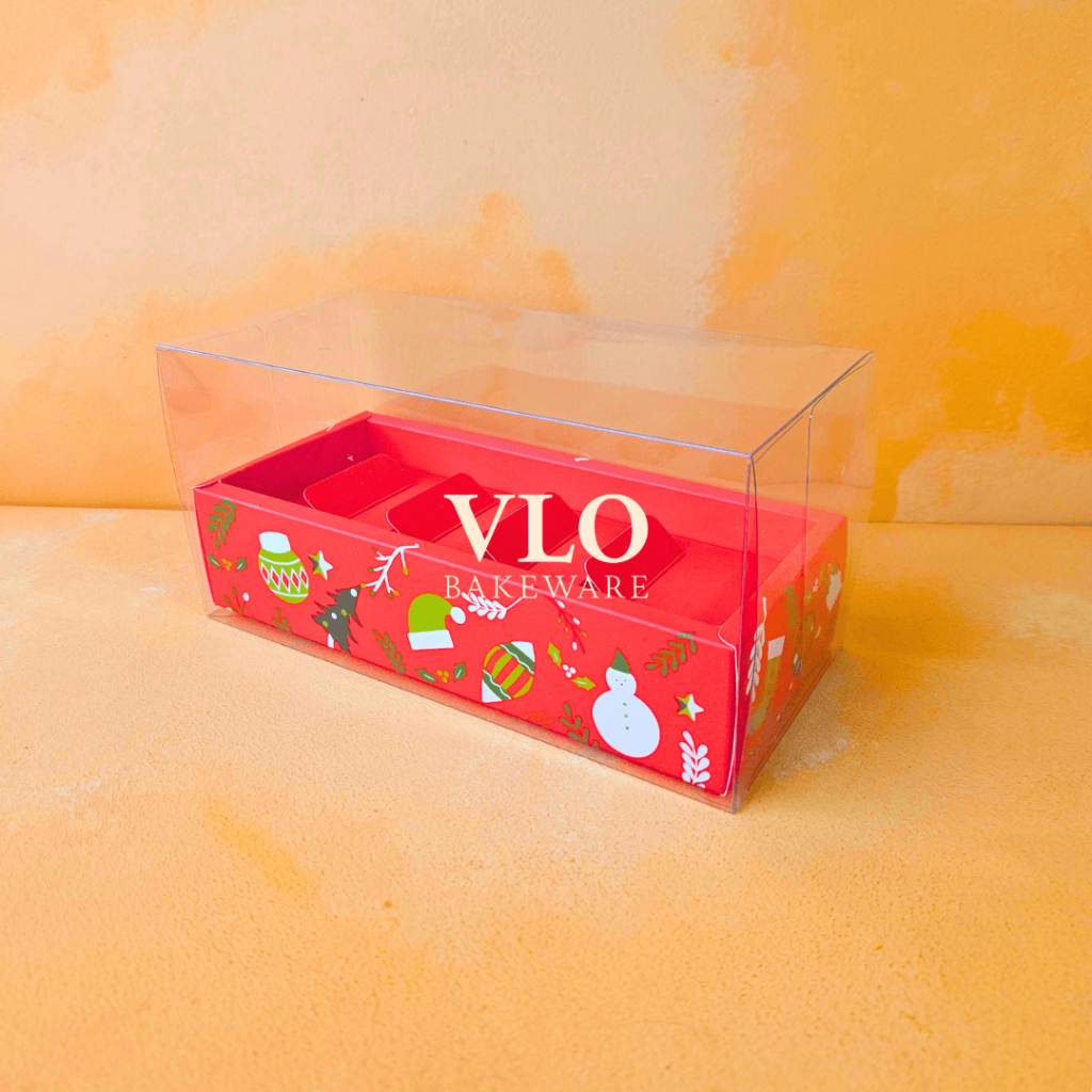 

Kotak kue natal transparan | kotak kue hampers natal christmas | box packaging kue natal