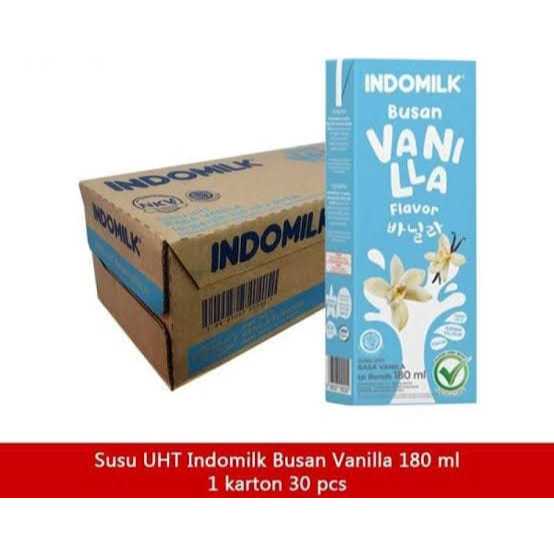 

INDOMILK SEOUL UHT RASA VANILLA 1 DUS 30 PCS