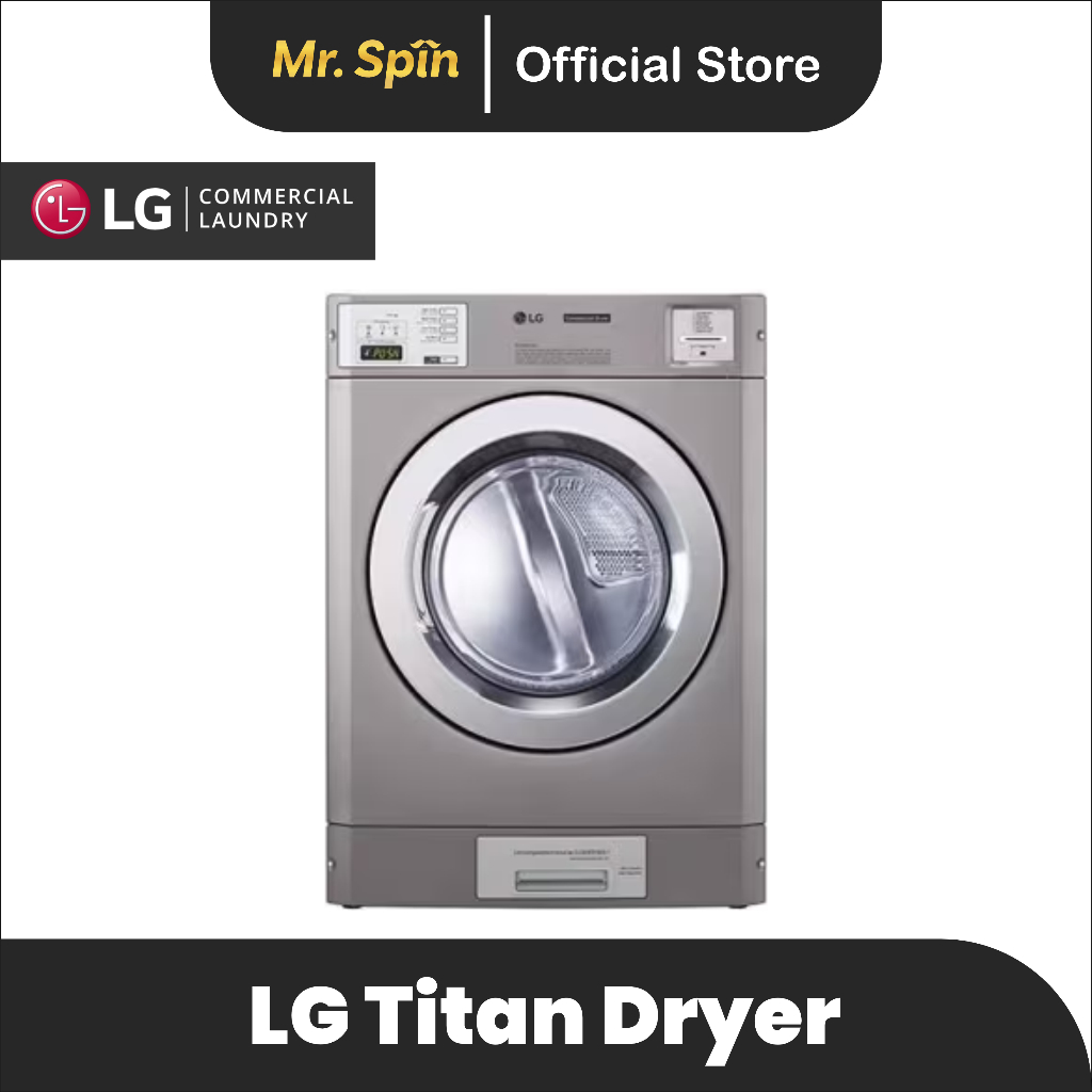 LG Titan C Max Gas Dryer Mesin Pengering Baju Gas Komersial 15 Kg PROMO KEMERDEKAAN
