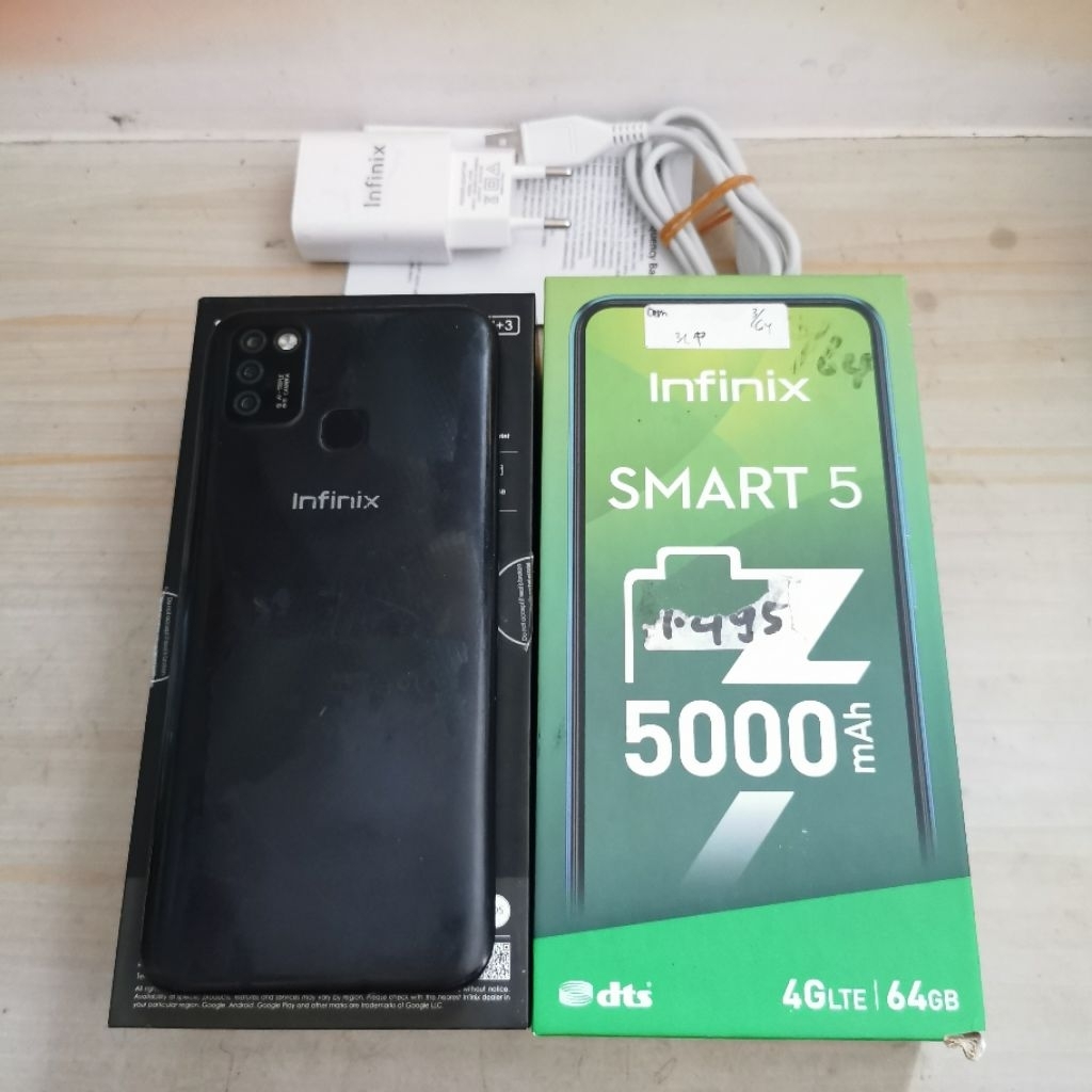 Infinix Smart 5 ram 3GB 64GB Bekas - Fullset Resmi - second