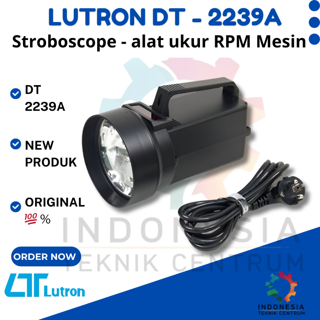 Lutron DT-2239A Stroboscope - alat ukur RPM Mesin