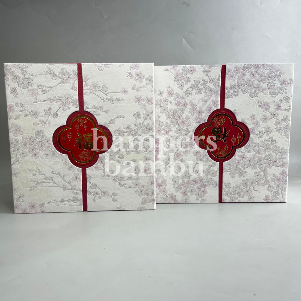 

Box Hampers Imlek / Box Imlek Walpaper Sakura / Box Imlek Maghnet Samping
