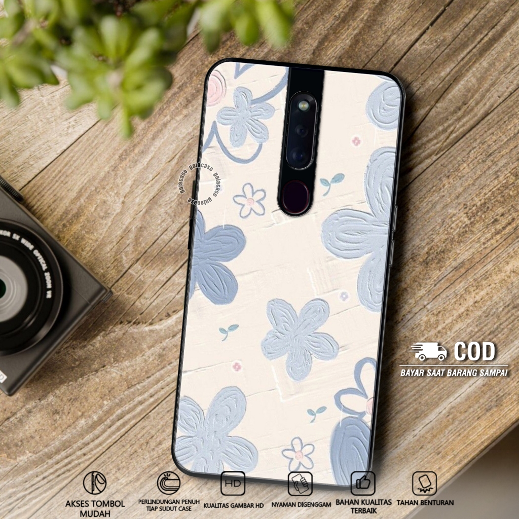 Case OPPO F11 PRO MOTIF BUNGA CUTE Softcase Hp Oppo F11 Terbaru Glossy Casing Silikon Kesing