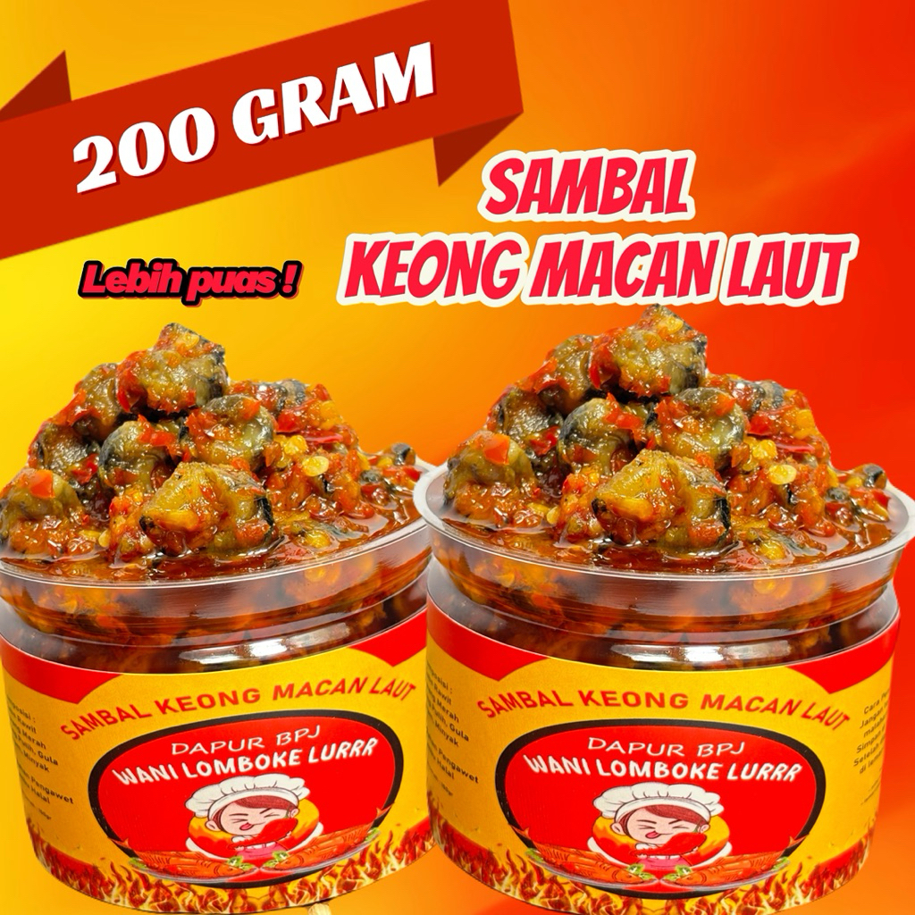 

200GRAM SAMBAL KEONG MACAN LAUT