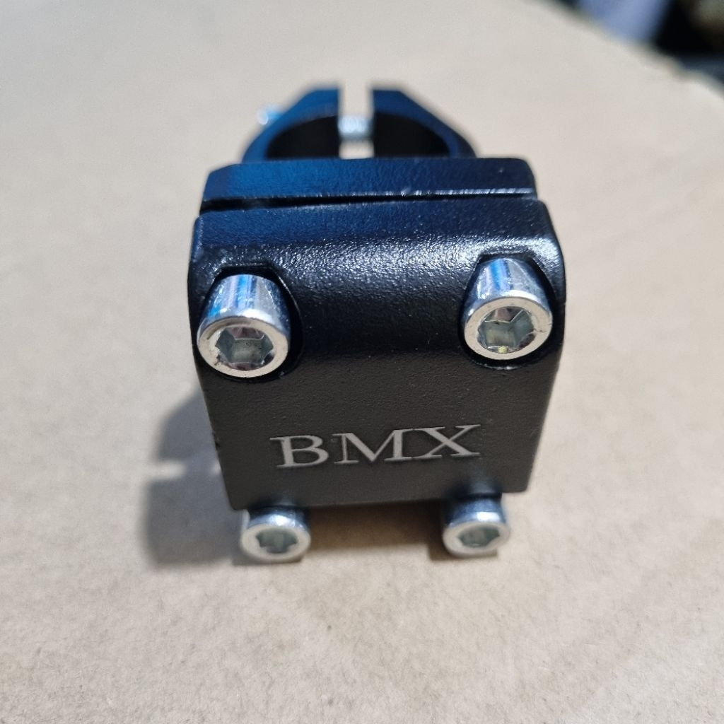 stem bmx fork os 28.6 stang 22.2 alloy hitam